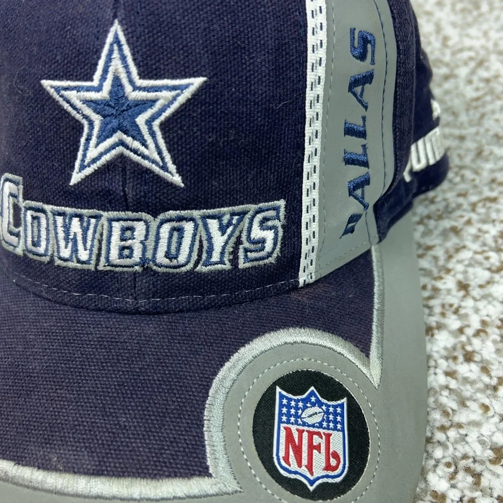 Vintage Dallas Cowboys Hat Cap Strap Back Mens One Size Blue NFL Football Puma
